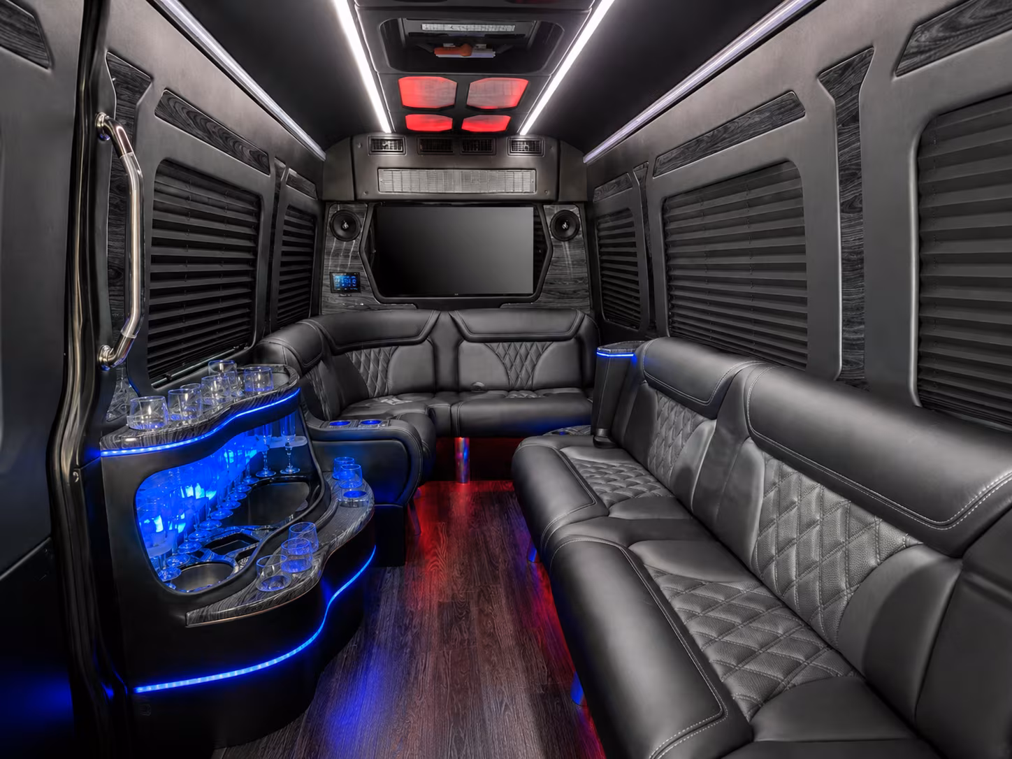 Elk Grove Airport Shuttle & Transportation party bus exterior