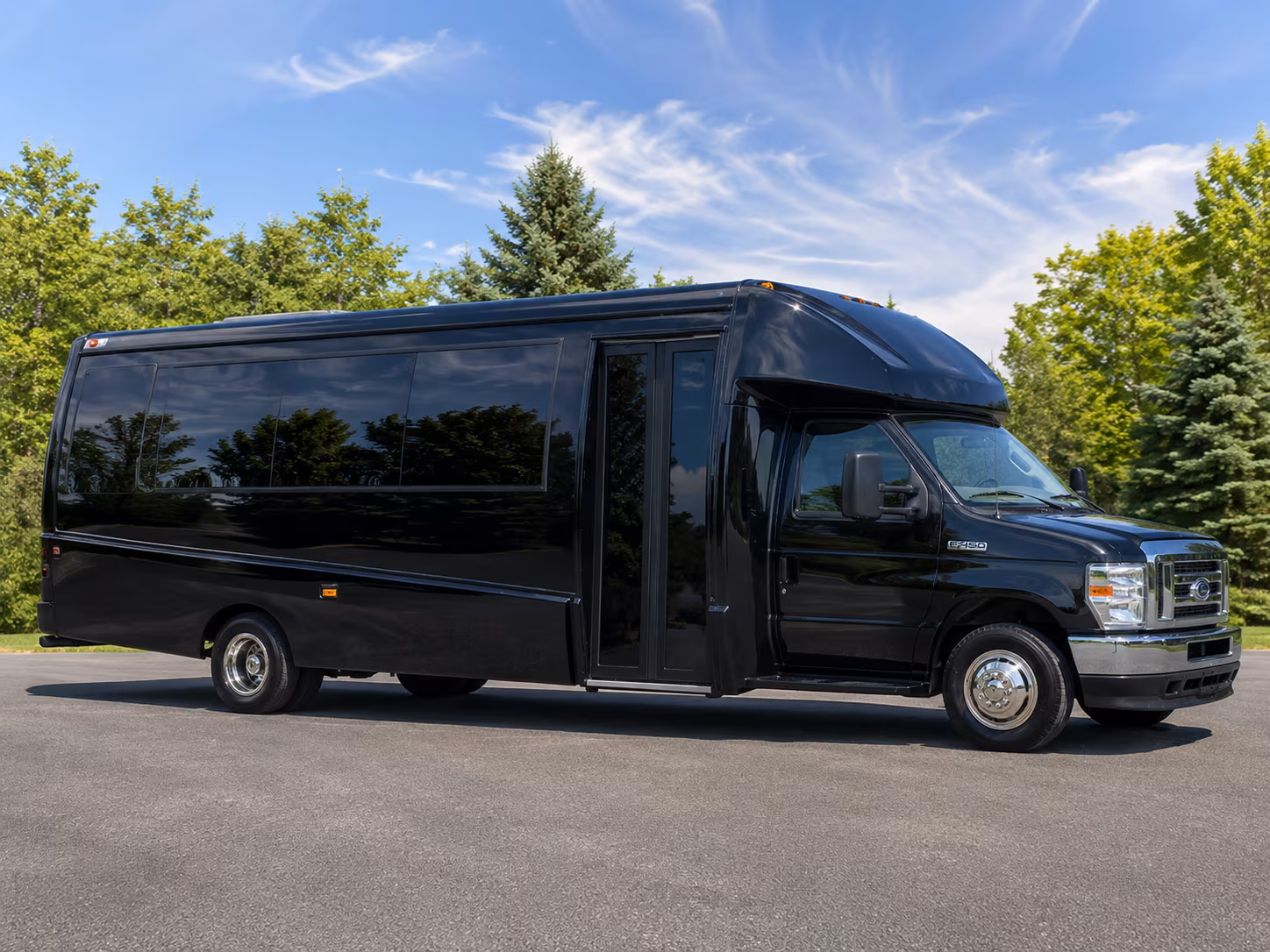 Elk Grove Airport Shuttle & Transportation party bus exterior