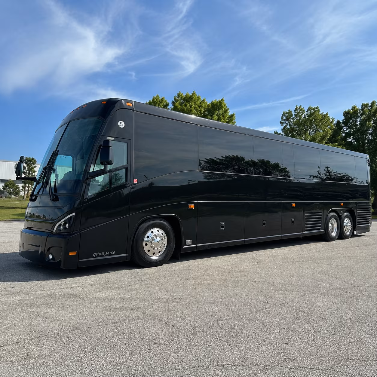 Elk Grove Corporate Transportation party bus exterior