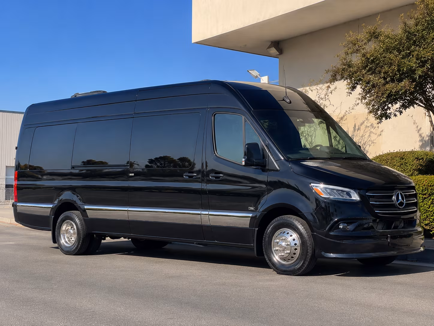 Elk Grove Corporate Transportation party bus exterior