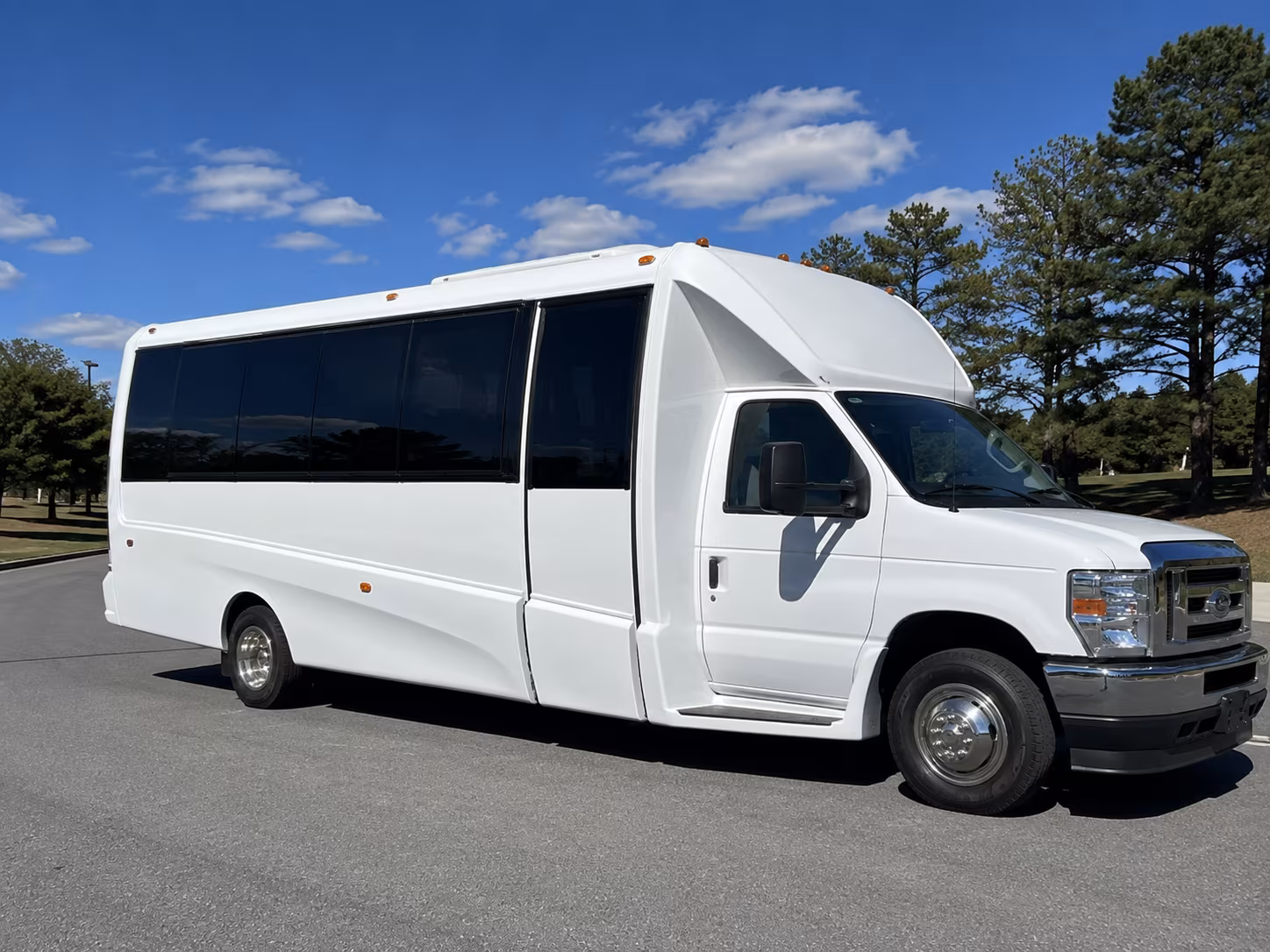 Elk Grove Prom & Homecoming Transportation party bus exterior