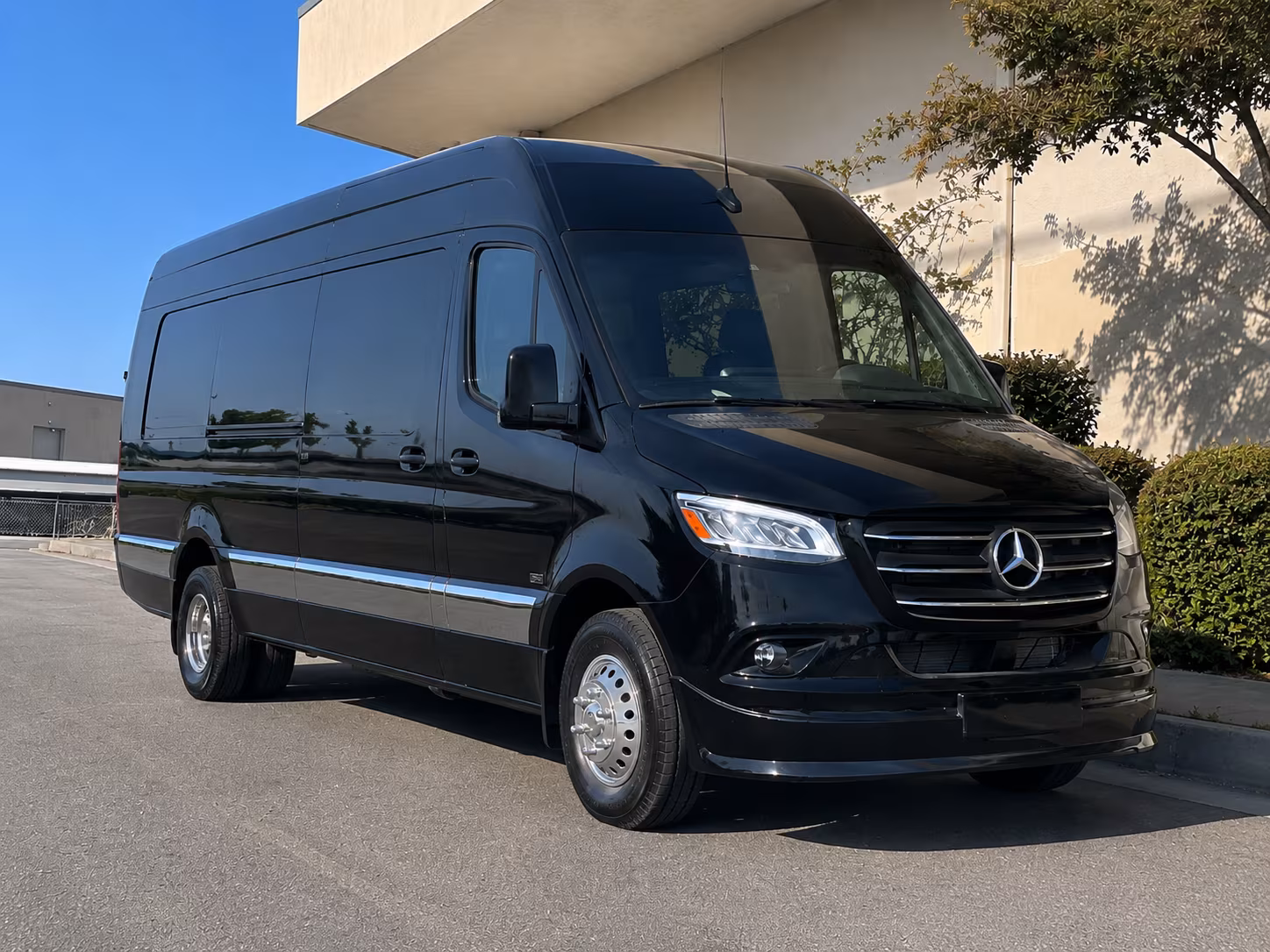 Elk Grove School Event Transportation party bus exterior