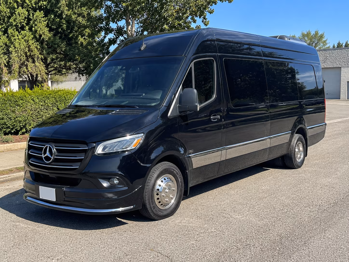 Elk Grove School Event Transportation party bus exterior