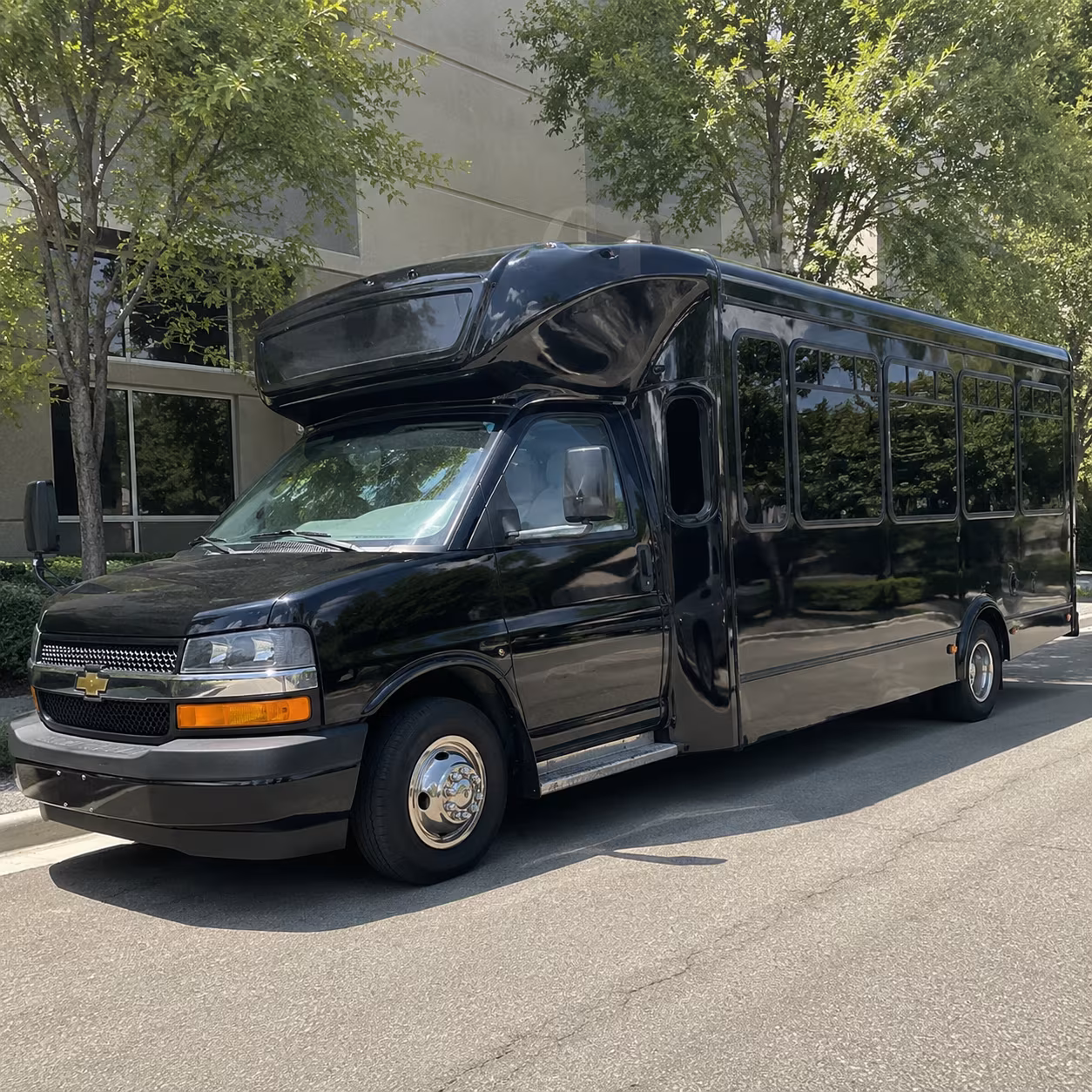 Elk Grove Winery Tour & Pub Crawl Transportation party bus exterior
